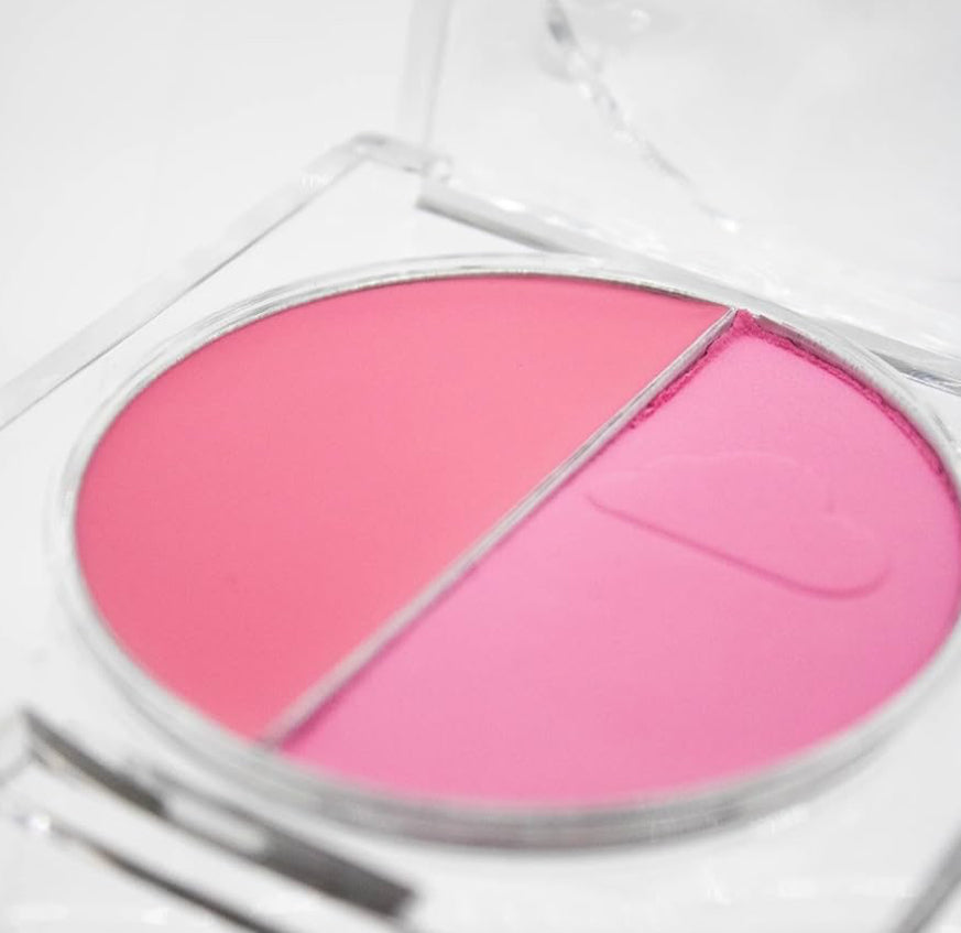 dearcloud Dewy Hydration Watercolor Blush Duo – liquid blush for cheeks with niacinamide and aloe vera – Korean beauty