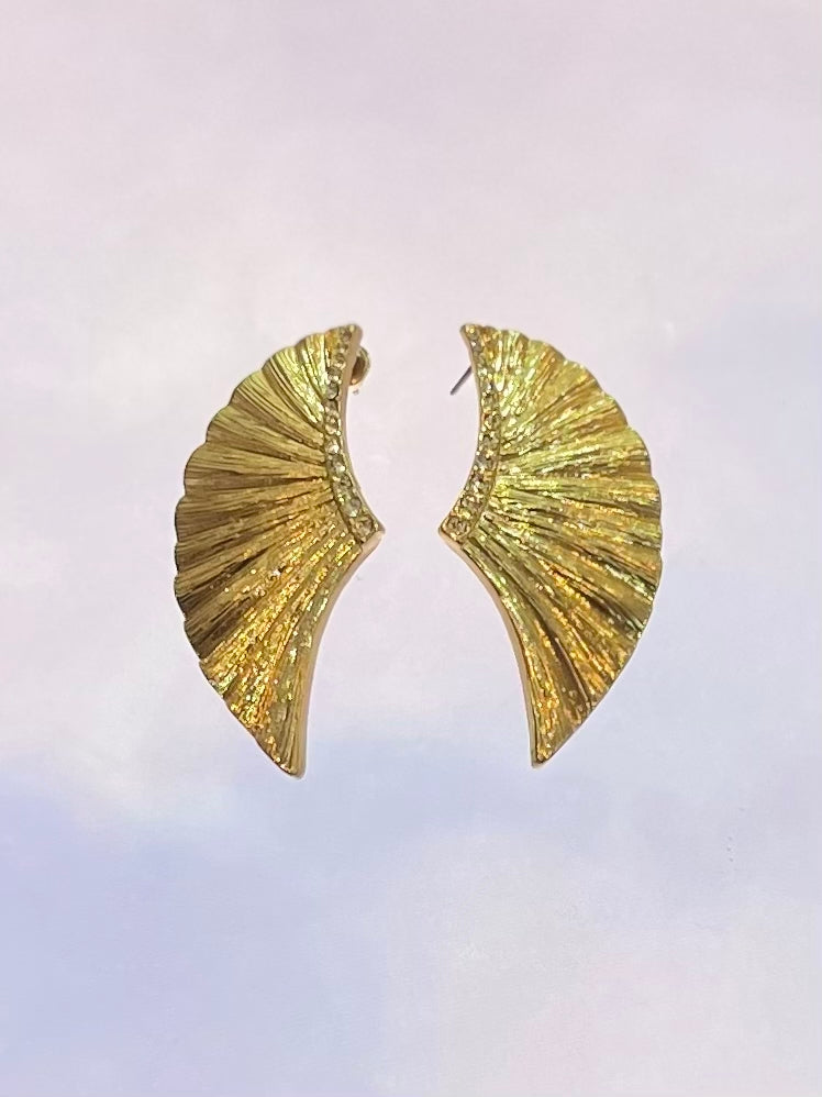 Angel wings earrings