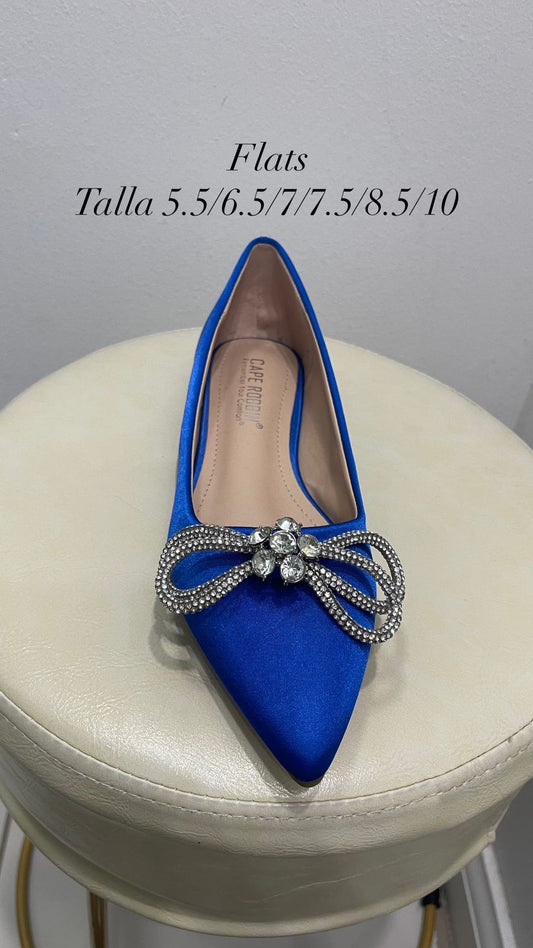 Flats royal blue