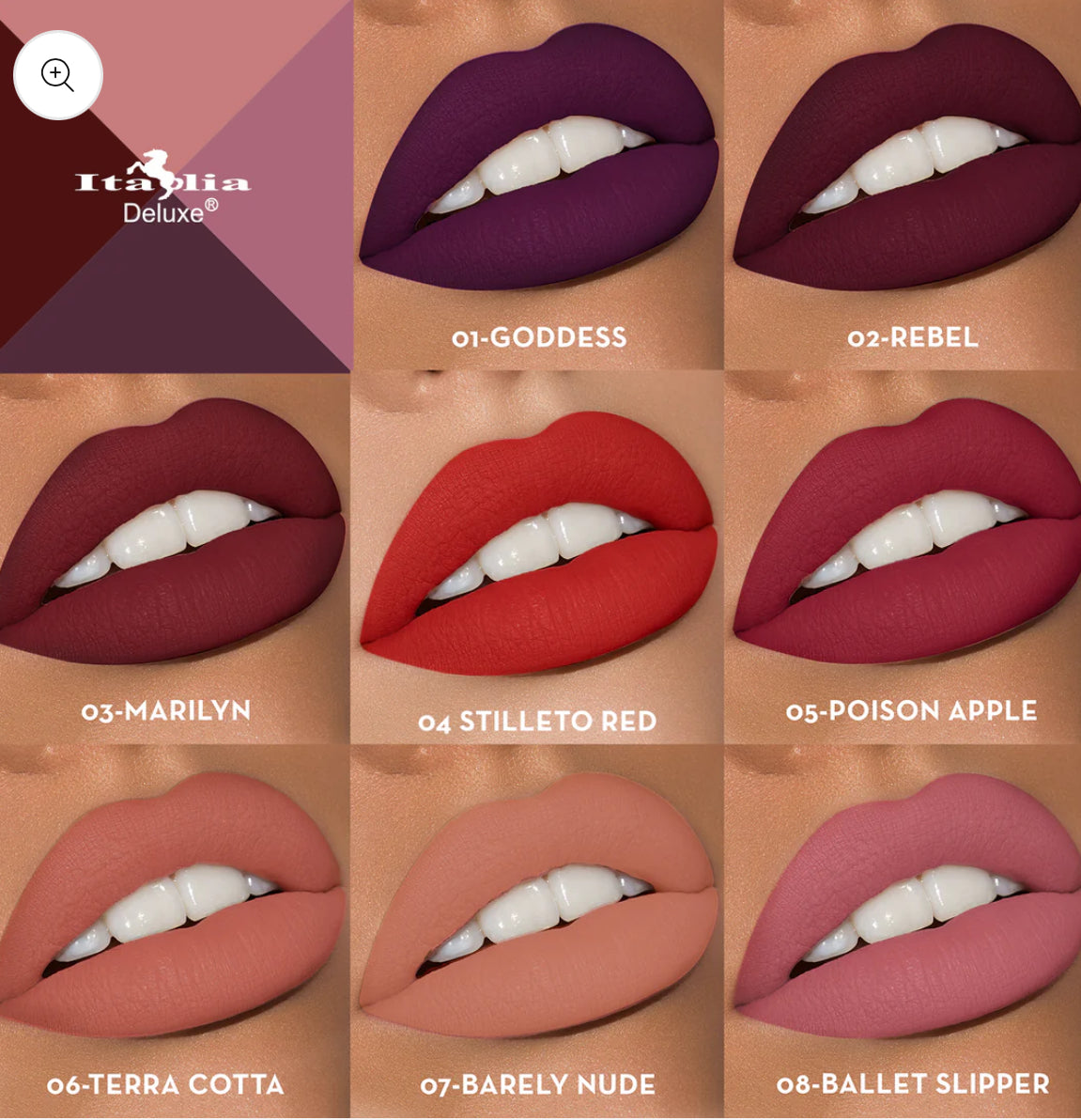 Italia Deluxe Mousse Matte Lipstick