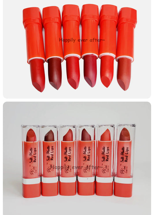 labiales rojos mate suaves Px look