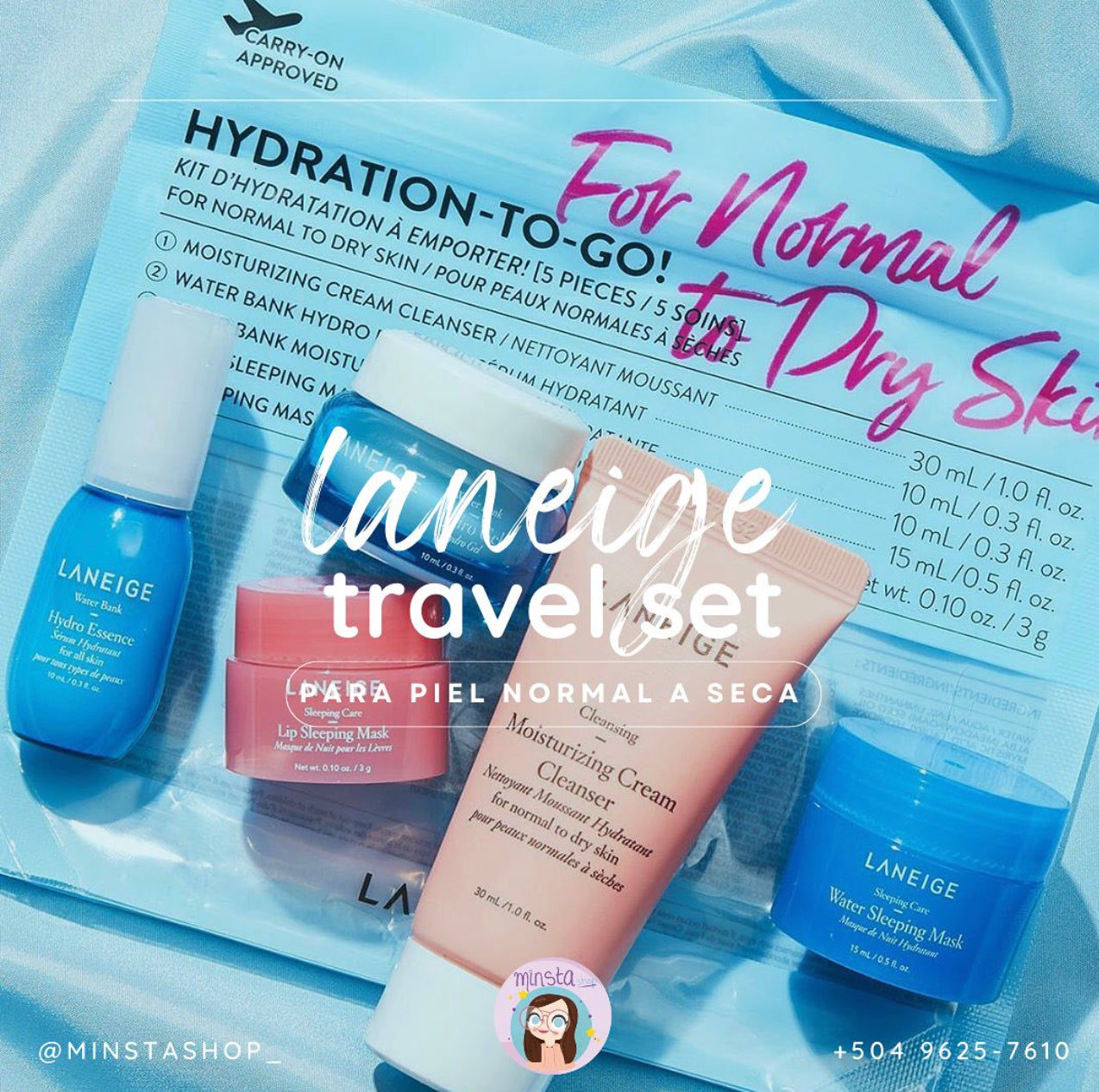 LANEIGE HYDRATION- TO-GO FOR NORMAL TO DRY SKIN