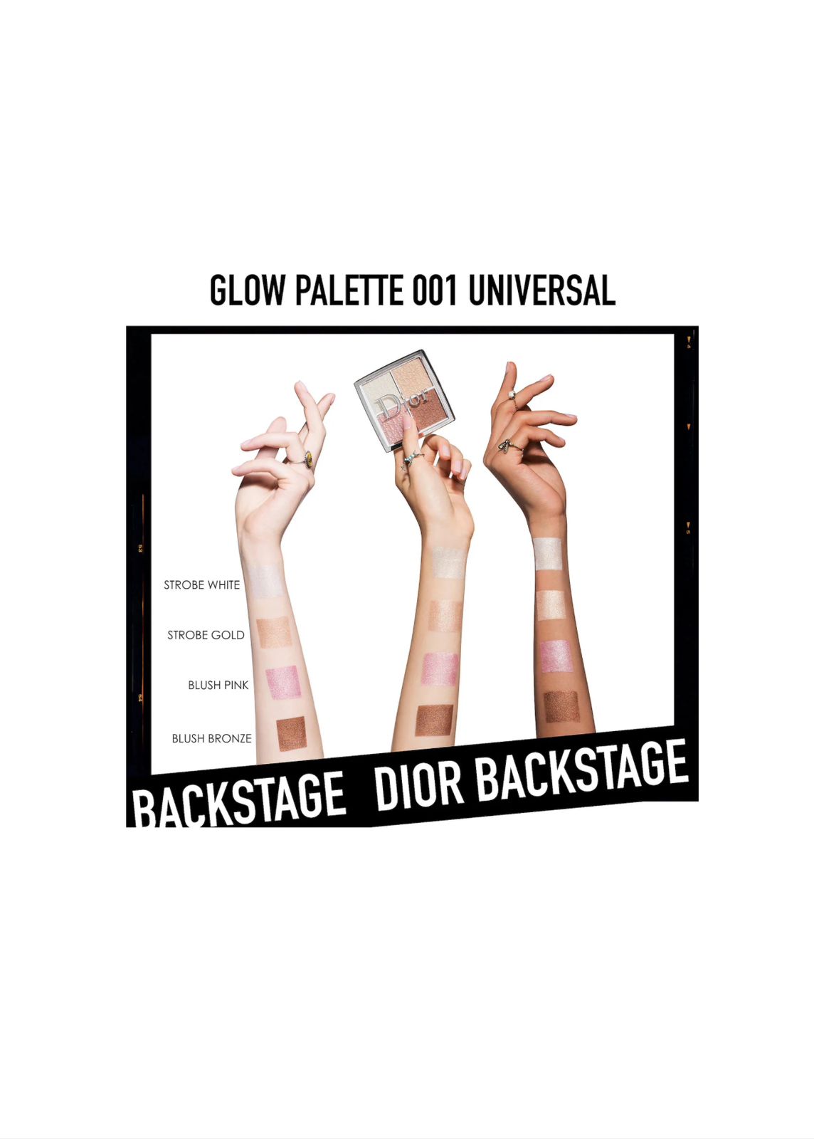 DIOR Backstage Glow Face Palette- 001 Universal