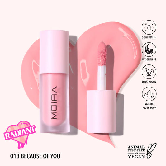 Moira LOVE STEADY LIQUID BLUSH (013, BECAUSE OF YOU)