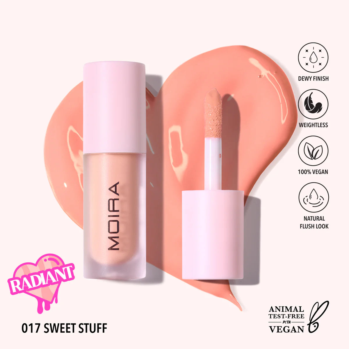 LOVE STEADY LIQUID BLUSH (017, SWEET STUFF)