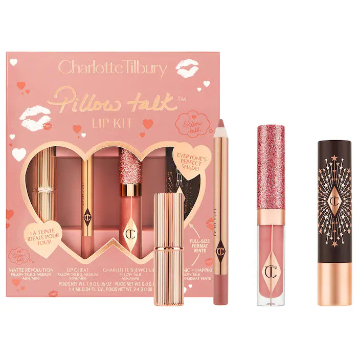 Charlotte Tilbury
Pillow Talk Lip Wardrobe Set