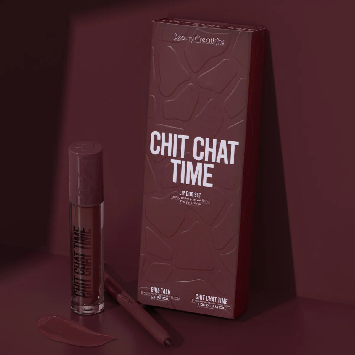 Chit Chat Time Lip Duo Set Beauty Creations