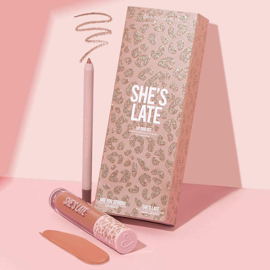 She’s Late Lip Duo Set Beauty Creations