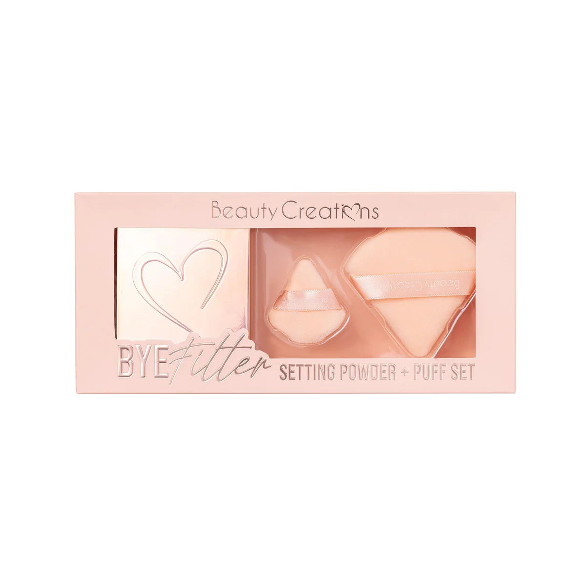 Bye Filter Setting Powder + Puff Set -Beauty Creations