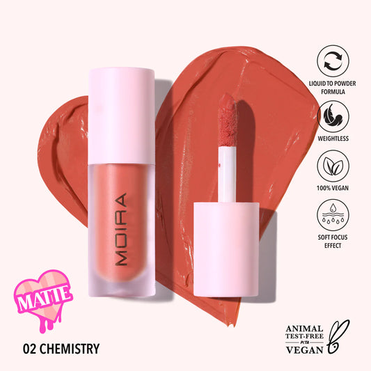 Moira Love Steady Liquid Blush (002, Chemistry)