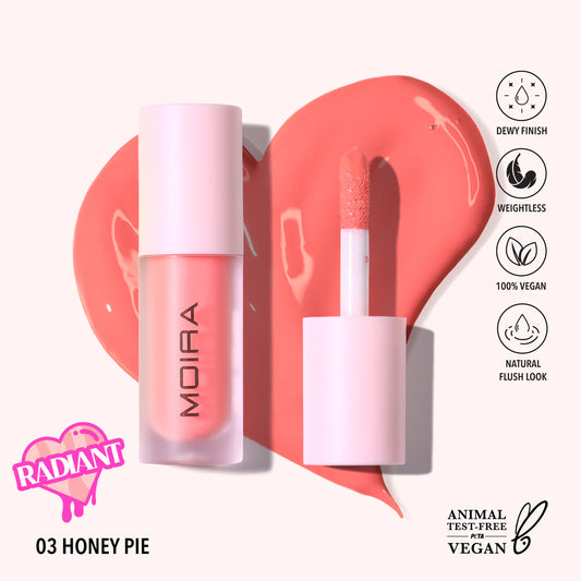 Moira Love Steady Liquid Blush (003, Honey Pie)