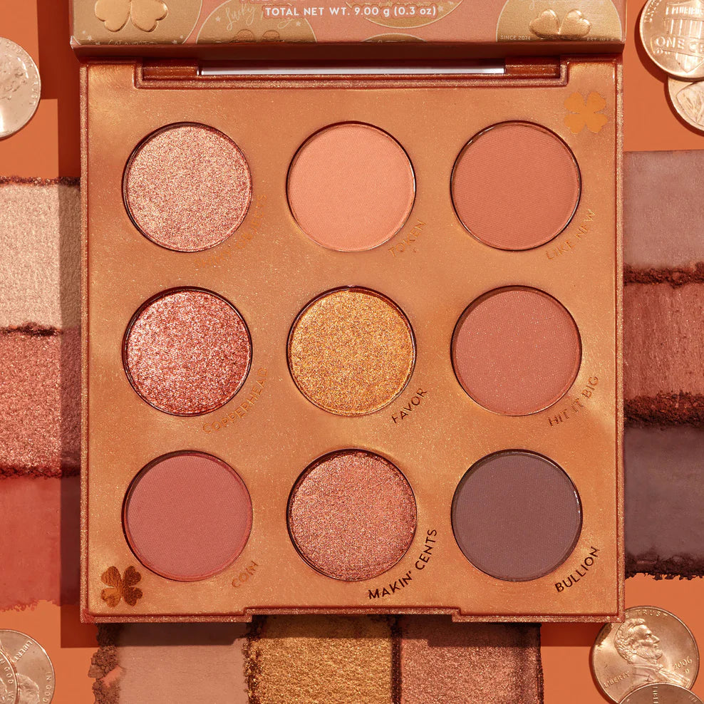 Colourpop lucky penny
shadow palette