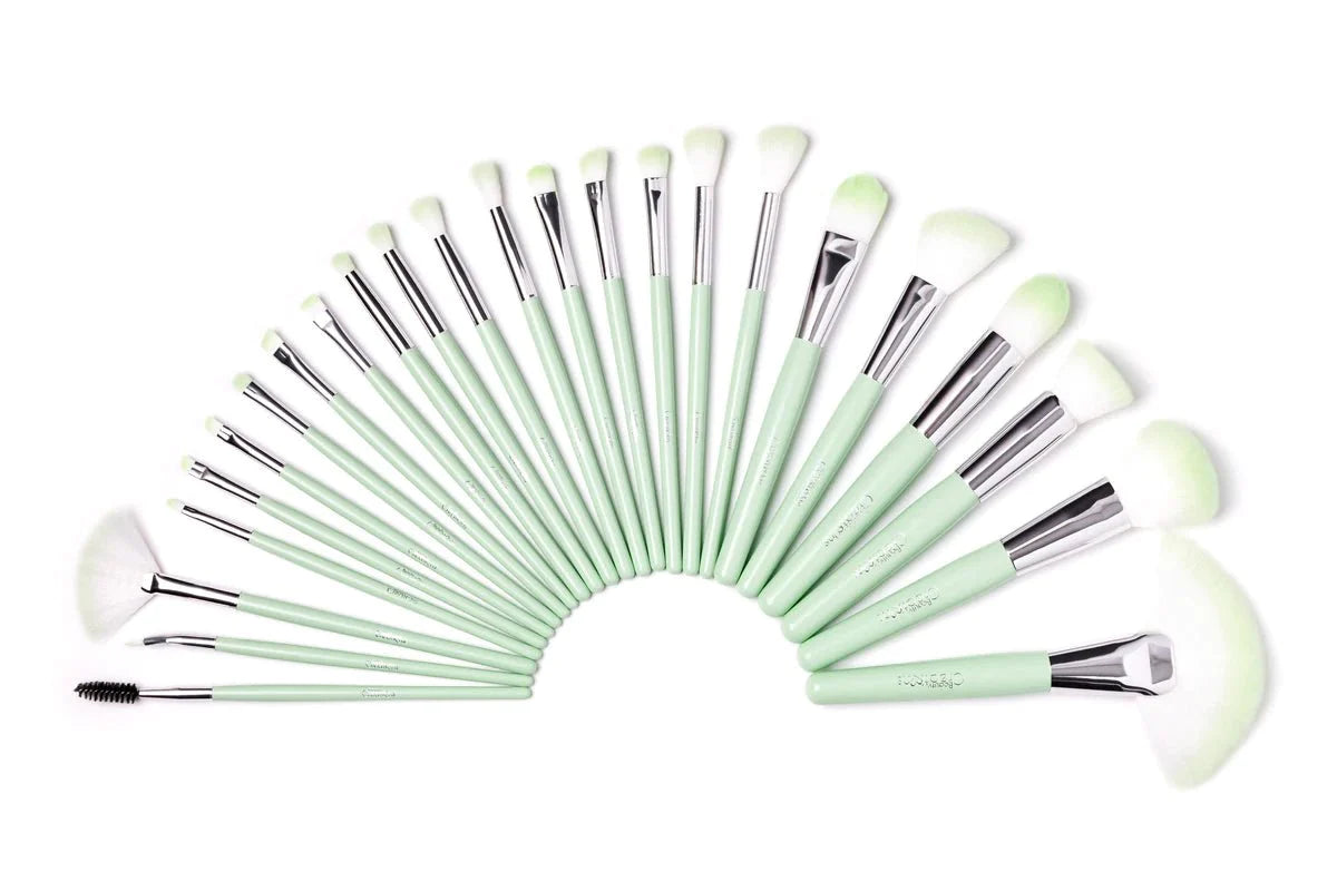 Beauty Creations - Brush Set Lime Party - Set De Brochas 24 Pzas