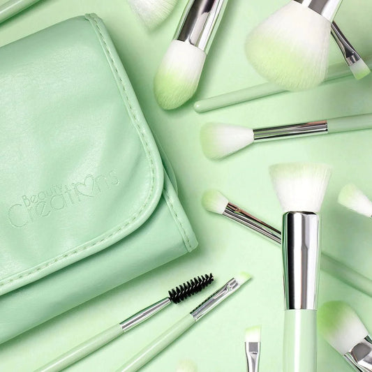 Beauty Creations - Brush Set Lime Party - Set De Brochas 24 Pzas