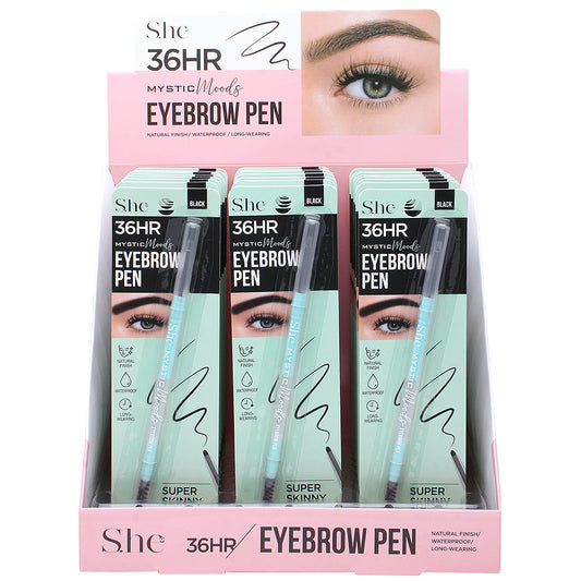 S.he 36 hr Eyebrow Pen -Black