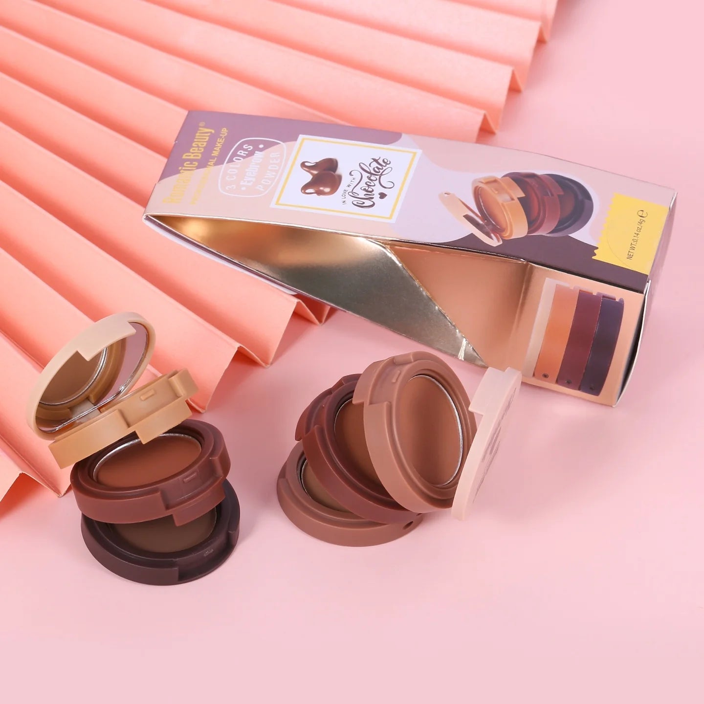 Chocolate 3 Colors Eyebrow Powder