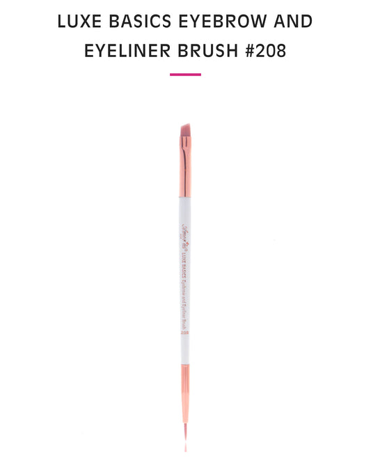 Amor Us Luxe Basics Eyebrow and Eyeliner Brush #208