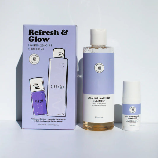 Refresh & Glow: Lavender Cleanser & Serum Duo Set