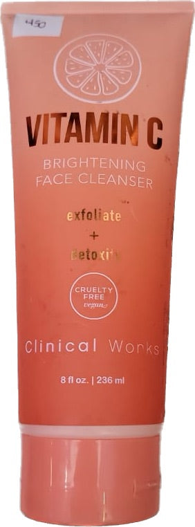 Vitamin C Brightening Face Cleanser exfoliate + detoxify