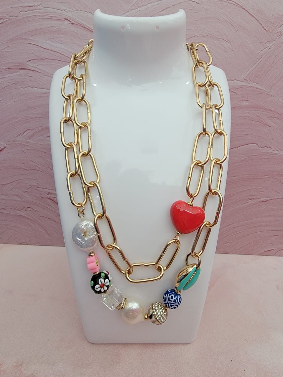 Chunky Gold Necklace doble