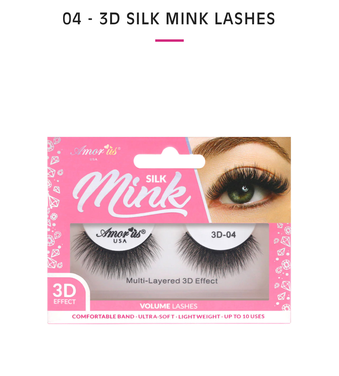 04 - 3D SILK MINK LASHES AMOR US