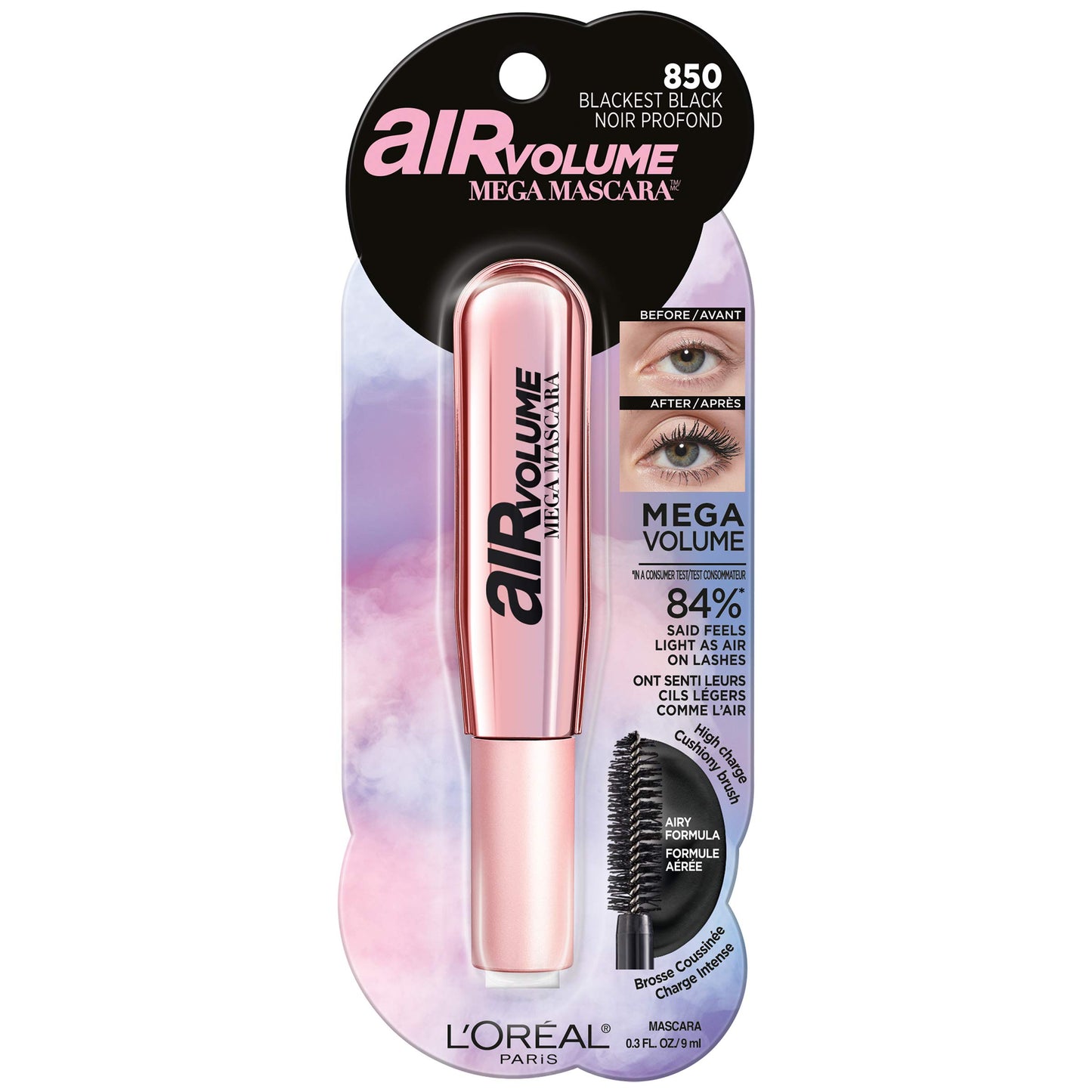 L'Oreal Paris Makeup Air Volume Mega Mascara,