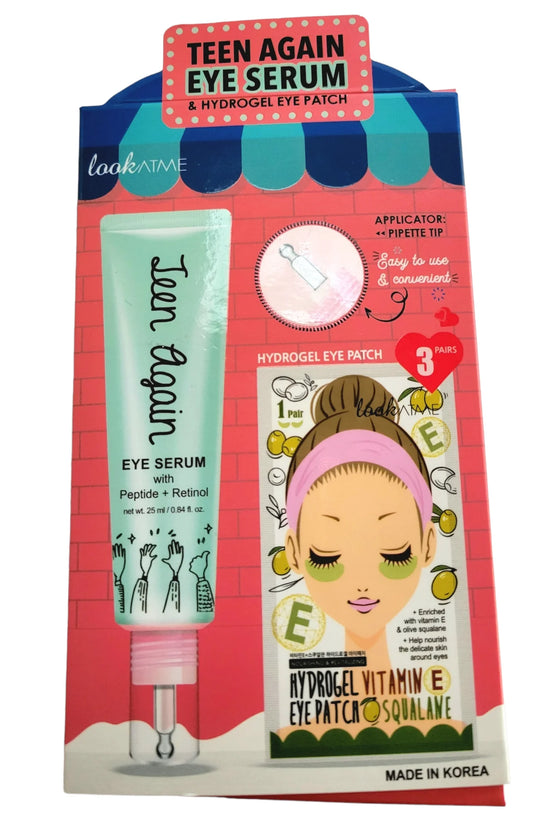 Look at Me Teen Again Eye Serum and Eye Patches Set