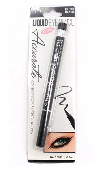 S.he Accurate Liquid Eye Pencil Black