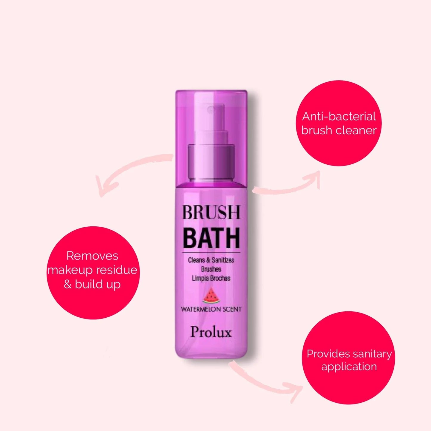 Prolux Brush Bath Cleans & Sanitizes aroma sandía