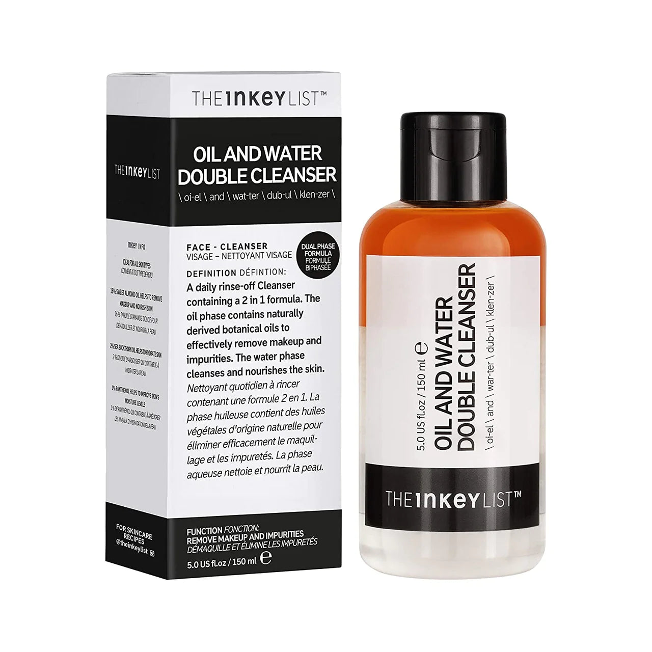 The Inkey List Oil & Water Double Cleanser