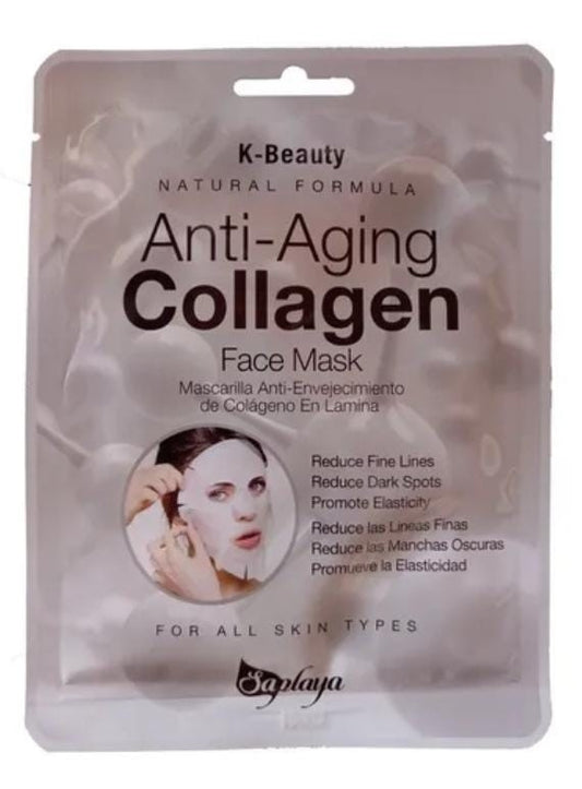 K-Beauty  Anti- Aging Collagen, Face Mask