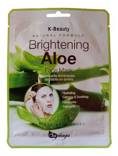 K – Beauty Natural Formula Brightening Aloe Face Mask