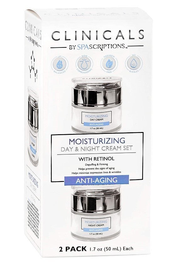 MOISTURIZING DAY & NIGTH CREAM SET WITH RETINOL