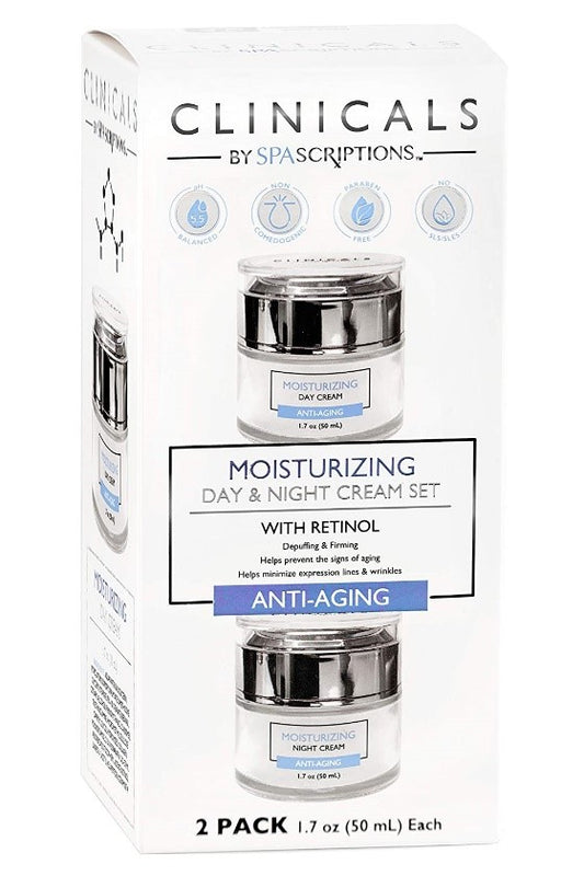 MOISTURIZING DAY & NIGTH CREAM SET WITH RETINOL