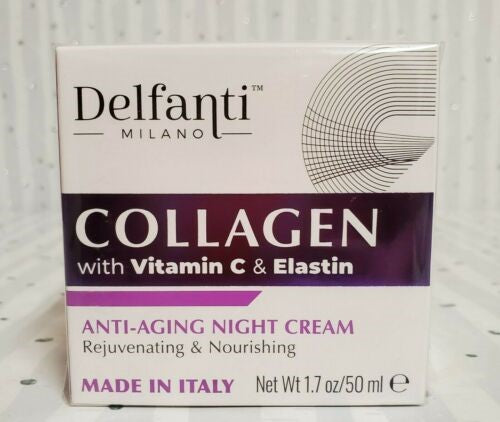 COLLAGEN WITH VITAMIN C & ELASTIN  ANTI – AGING NIGTH CREAM