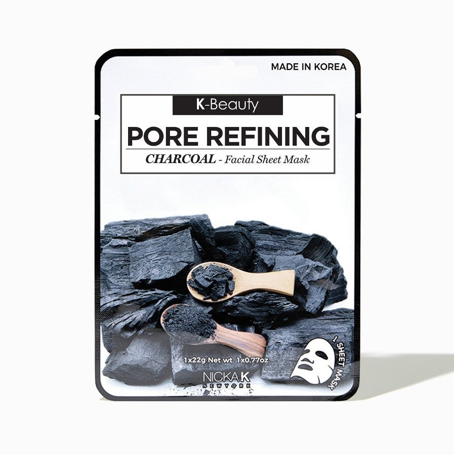 K-Beaty Pore refining Charcoal – Facial sheet mask