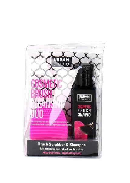 Urban Studio Cosmetic Brush Cleansing Duo