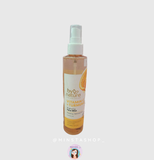 by nature Vitamin C+Turmeric brightening face mist